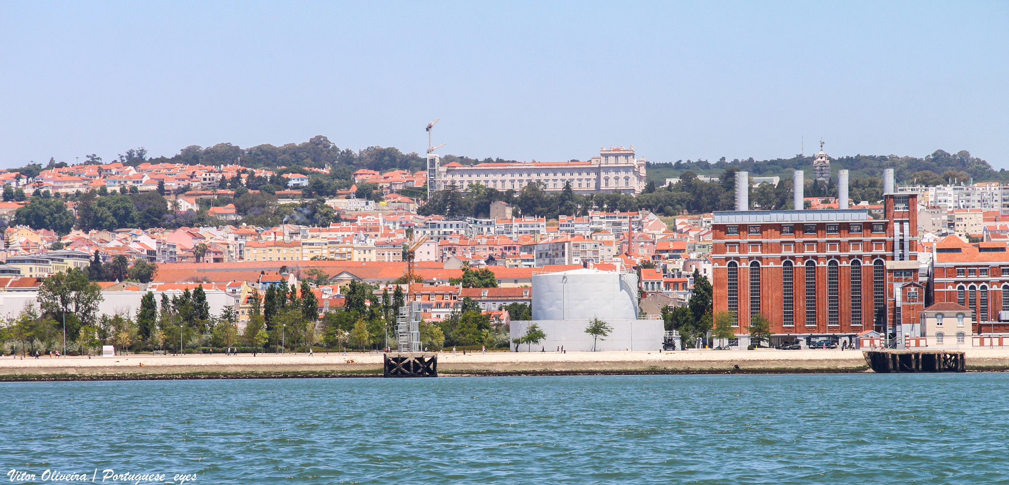 Brick Central Tejo seen from the river