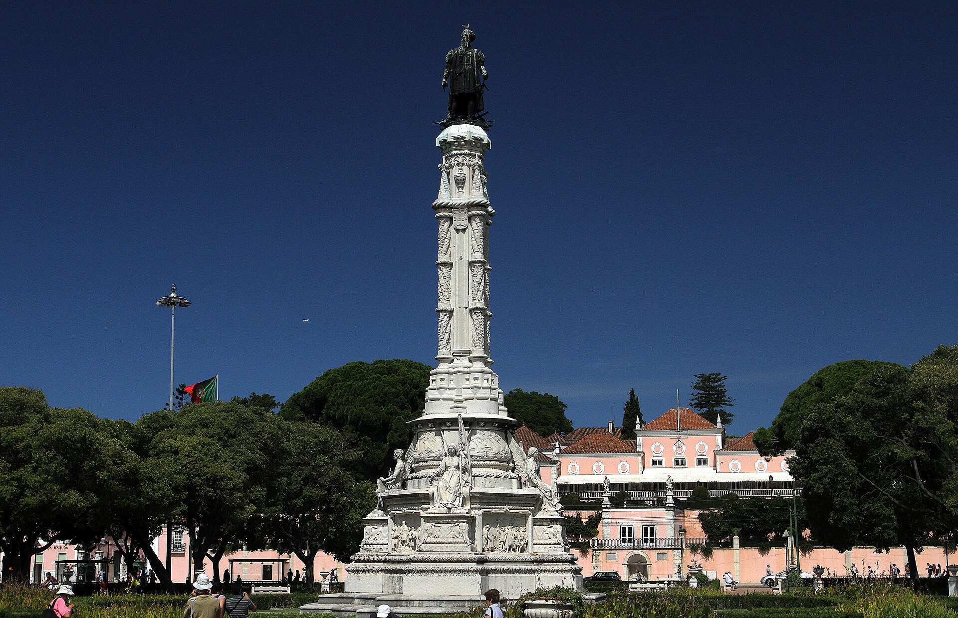 Conjunto do Palácio de Belém voltado para a praça