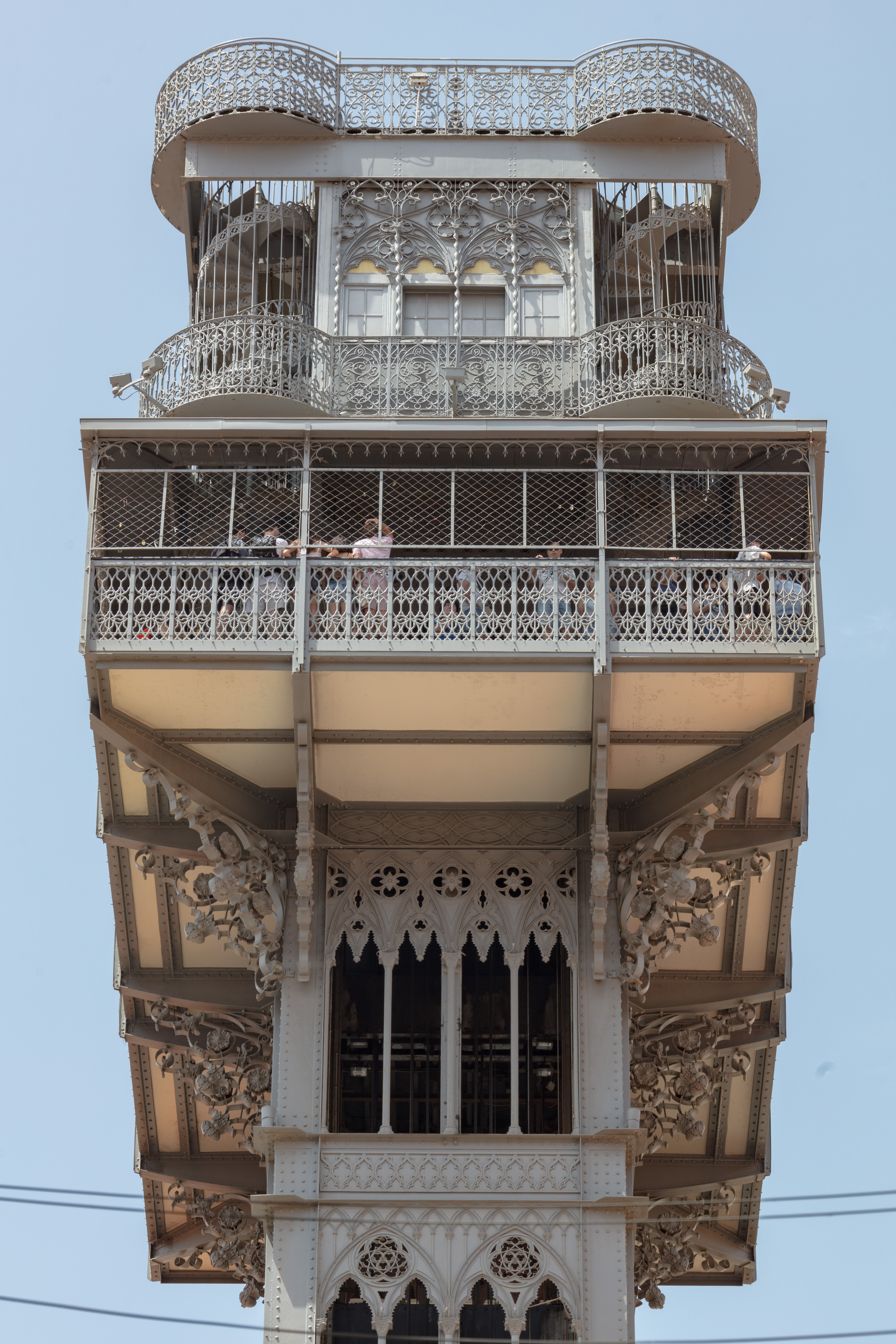 Santa Justa Lift seen from the Baixa